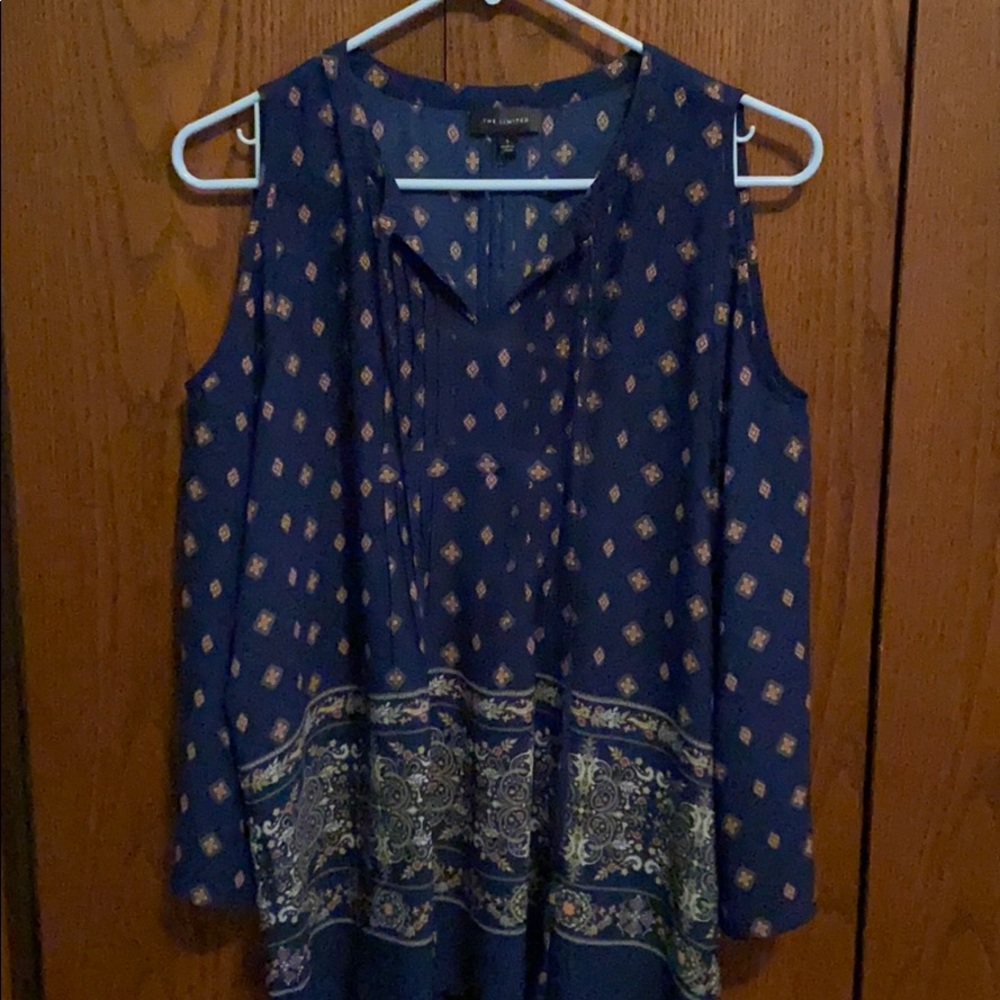 Open shoulder blouse